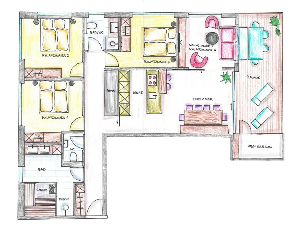 Verwall Apartment Arlberg - Mit Sauna, Balkon Und Skiraum Wald am Arlberg Ngoại thất bức ảnh